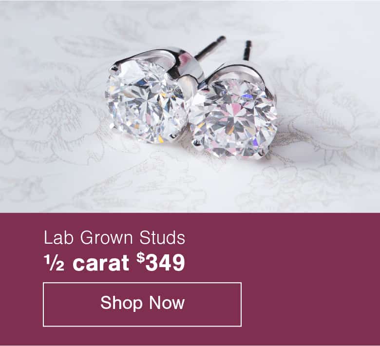 lab grown diamond studs