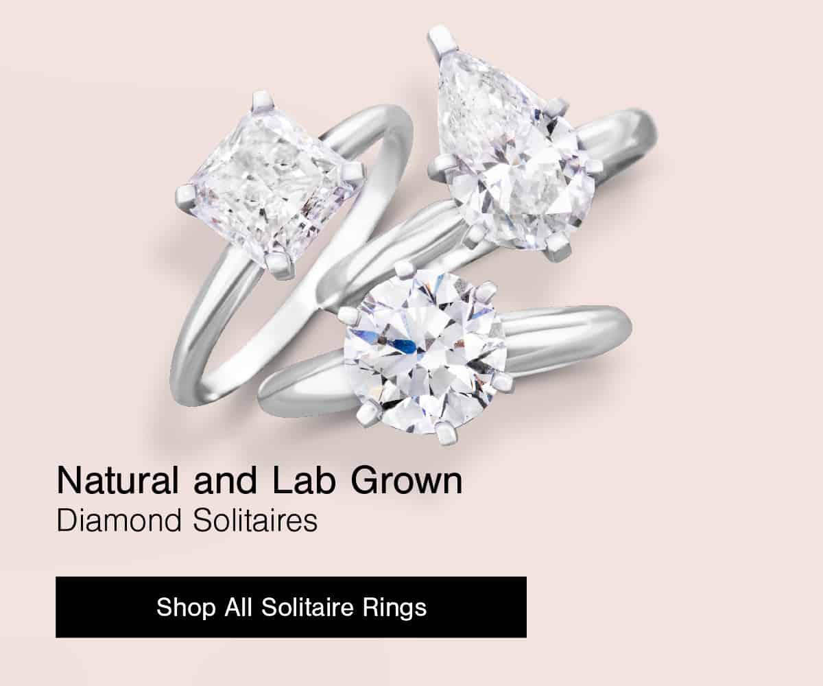 natural and lab grown solitaires