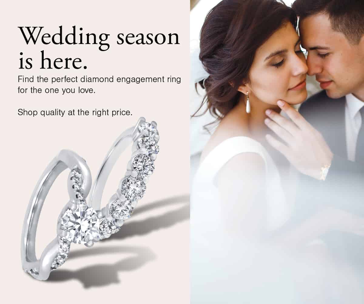 Wedding Ring Advertisement | Wedding rings, Rings, Local jewelry