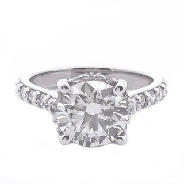 Certified 3 1/3 Carat Lab Grown Diamond Ring