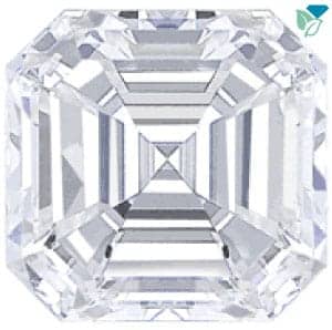0.7 Carat Asscher Non-Graded Lab Grown Diamond