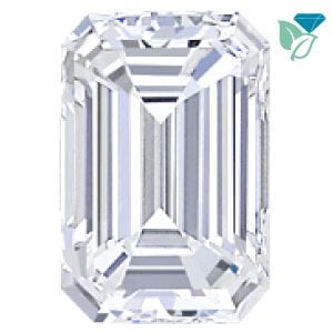 Certified Lab 5ct Emerald VS2 E Loose Diamond