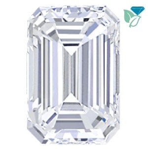Certified Lab 4ct Emerald VS2 E Loose Diamond