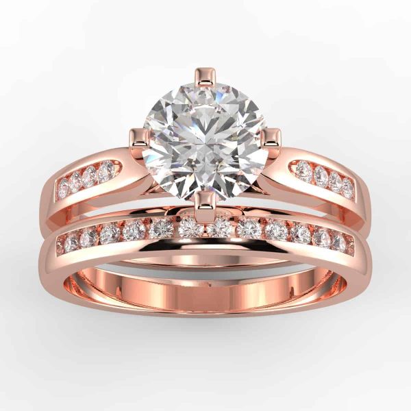 1/3 Carat Diamond Wedding Semi-Mount Set in your choice of metal.
