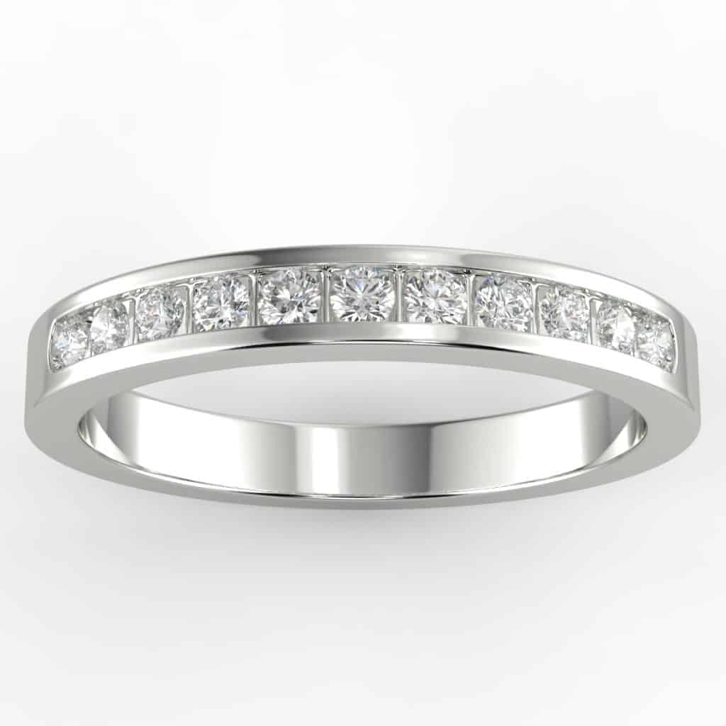 1/3 Carat Diamond Anniversary Ring in your choice of metal.