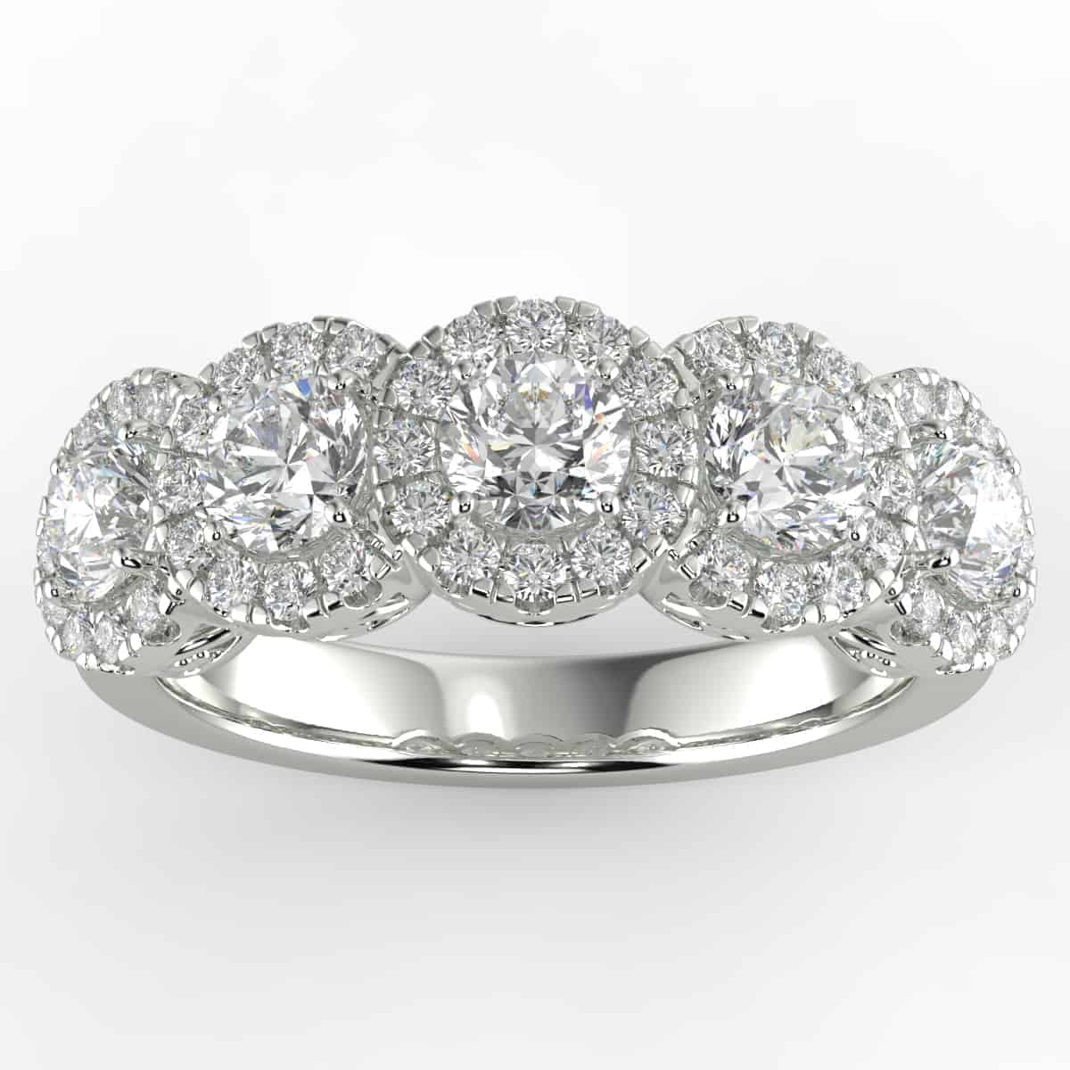 ANTIDOTE BUYERS CLUB / ENGRAVED PAVE RING (RX-714)