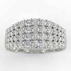 2.00 Carat Diamond Anniversary Ring in your choice of metal.