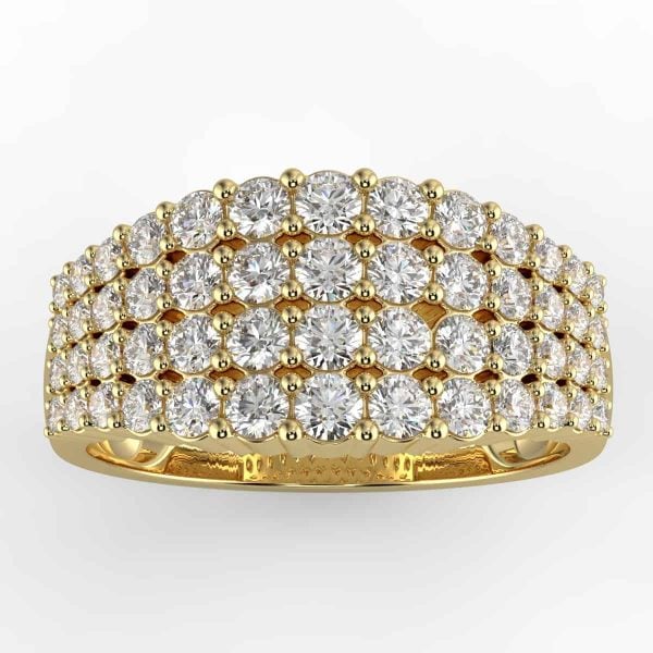 2.00 Carat Diamond Anniversary Ring in your choice of metal.