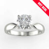 Solitaire Mount in 14K Gold Solitaire Mount in 14K Gold
