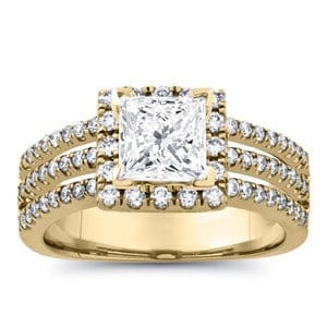 1 1/2 Carat Diamond Engagement Ring in 14k Gold