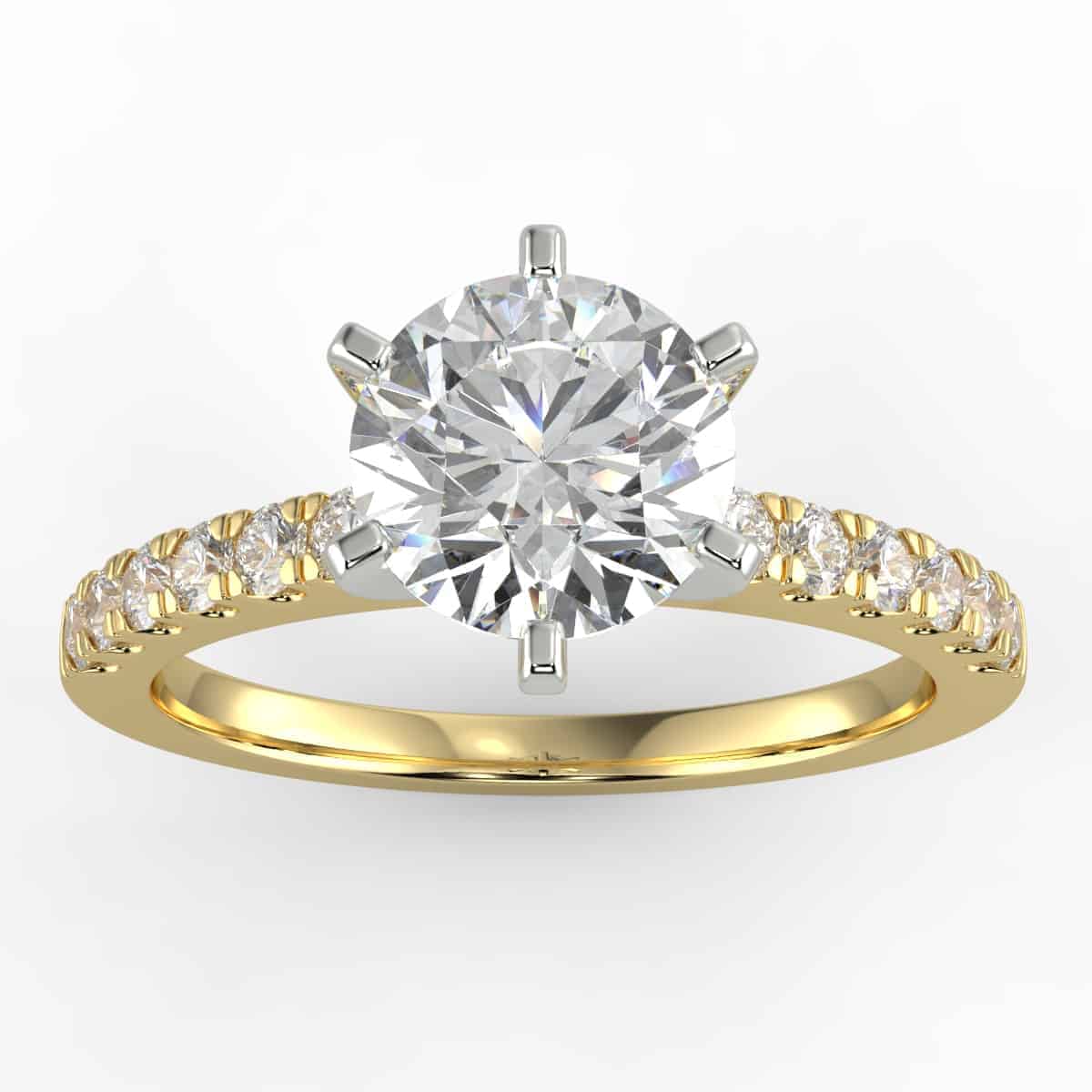 1/5ct Diamond Semi Mount - The Jewelry Exchange | Direct Diamond Importer