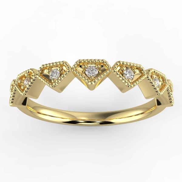 Stackable Diamond Anniversary Ring $199