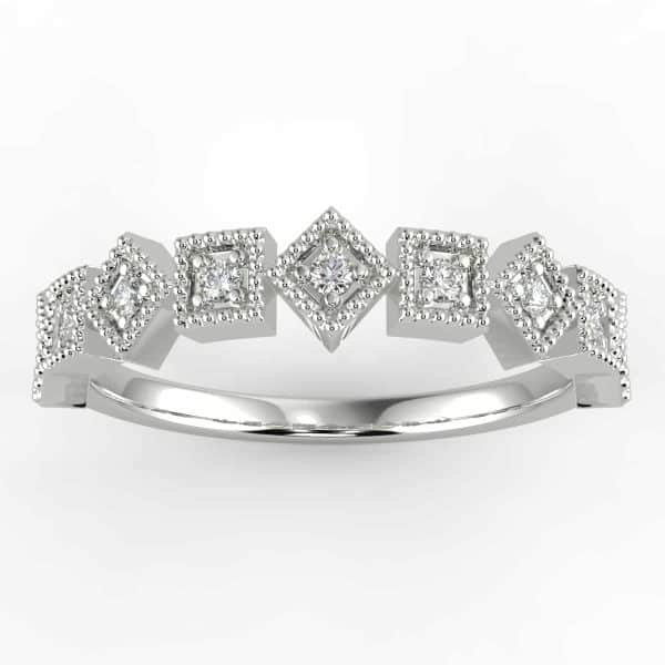Stackable Diamond Anniversary Ring