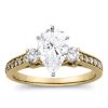 1 3/8 Carat Diamond Engagement Ring In 14k Gold