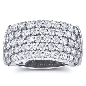 2 1/2 Carat Diamond Anniversary Ring in your choice of metal.