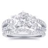 EGL-USA 3 1/6 Carat Diamond Wedding Set in 14k Gold