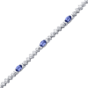 Tanzanite & Diamond Bracelet (4 5/8 Ct)