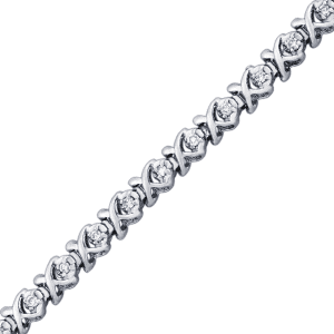 2/5 Carat Diamond XOXO Bracelet