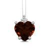 2ct. Natural Diamond Heart Pendants