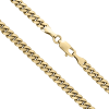 24" Cuban 5mm Link in 14k Yellow Gold
