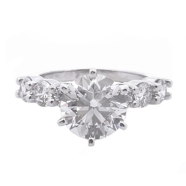 Certified 3 3/4 Carat Lab Grown Diamond Ring
