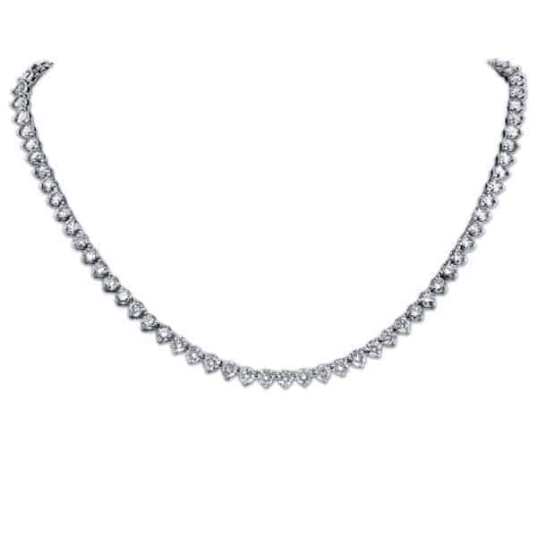 21 Carat Diamond Necklace in 10k Gold
