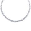 CERTIFIED 25 Carat Pear Diamond Necklace in 14k Gold