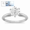 1ct. Lab Grown Round Certified Solitaire