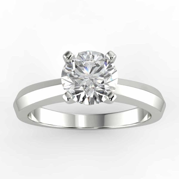 Diamond Solitaire Ring Semi-Mountings