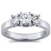 Three Stone Diamond Ring 5/8 ct