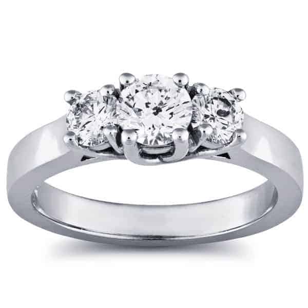 5/8 Carat Diamond Three Stone Ring