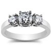 Three Stone Diamond Ring 1 1/5 Carat