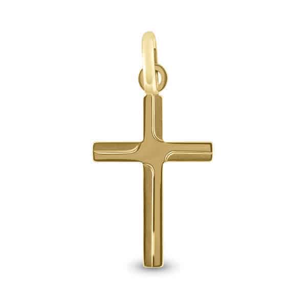 Small Gold Cross Pendant