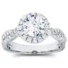 1/2 Carat Diamond Halo Semi Mount