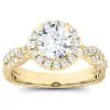1/2 Carat Diamond Halo Semi Mount