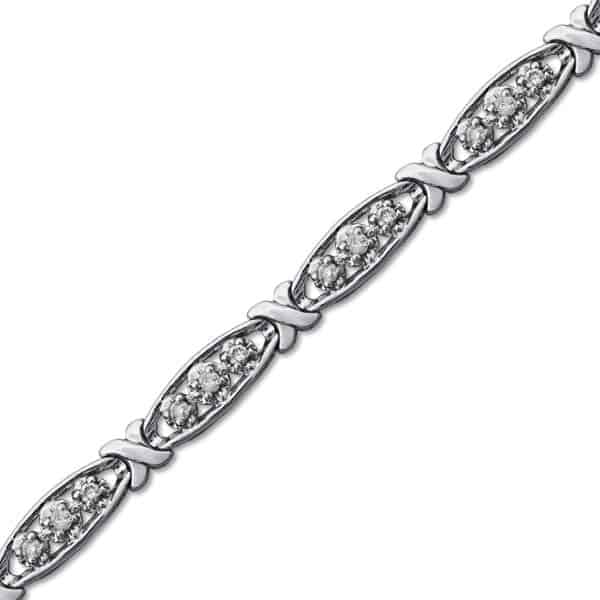 3/4 Carat Diamond 3-Stone Bracelet
