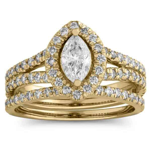 1 1/3 Carat Diamond Bridal Set *With Center Diamond* - The Jewelry ...