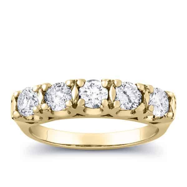 1 1/5 Carat Diamond Anniversary Ring - The Jewelry Exchange | Direct ...