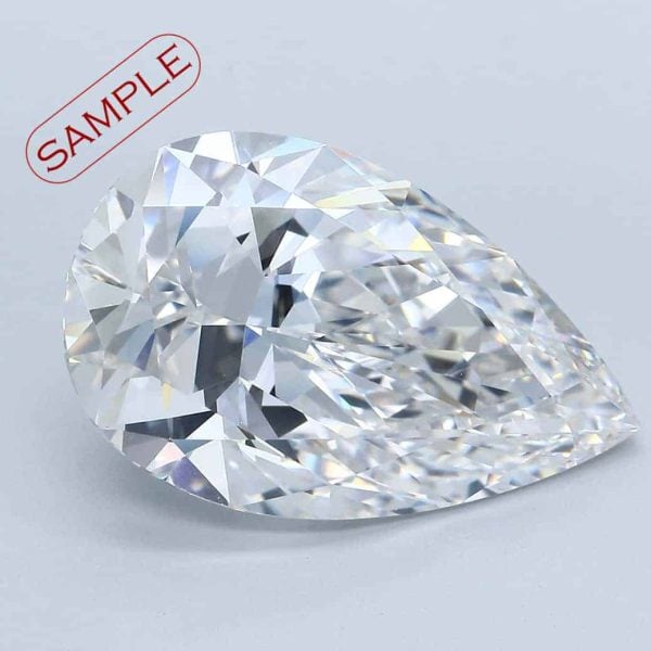 1.52 carat  Pear D SI2 Natural Diamond