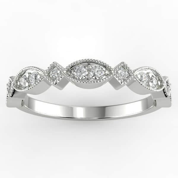Stackable Diamond Anniversary Ring $189