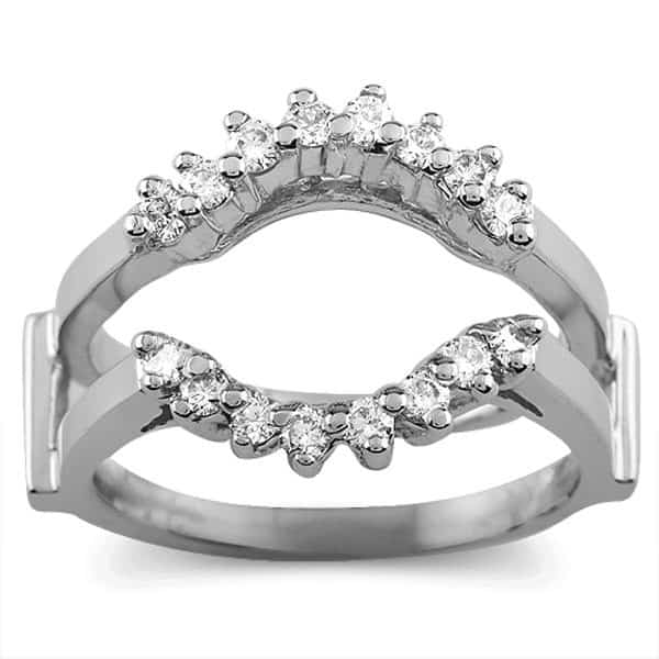 Ring Guard with diamonds