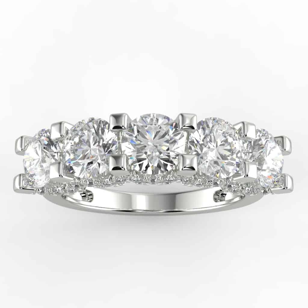 2 4/5 Carat Diamond Anniversary Ring