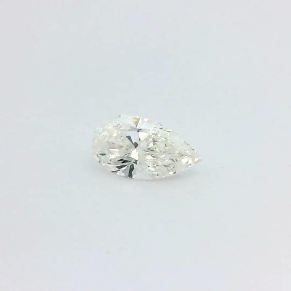 0.5 Carat Pear EGL Natural Diamond I-I1 Good symmetry, Good polish.
