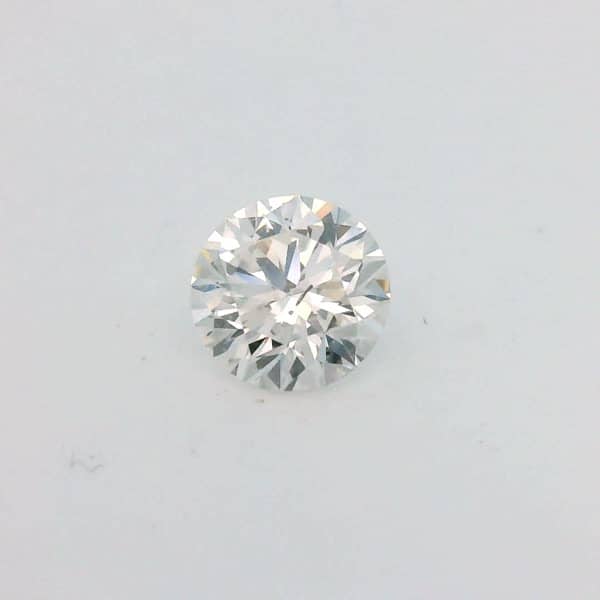 0.51 Carat Round EGL Natural Diamond H-SI2 Very Good symmetry, Good polish.