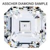 1.09 Carat Asscher EGL Natural Diamond