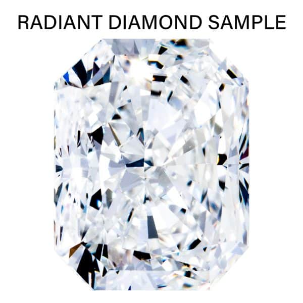 0.56 Carat Radiant Non-Graded Natural Diamond