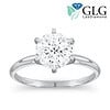 1ct Solitaire Lab-Grown Round Diamond Ring