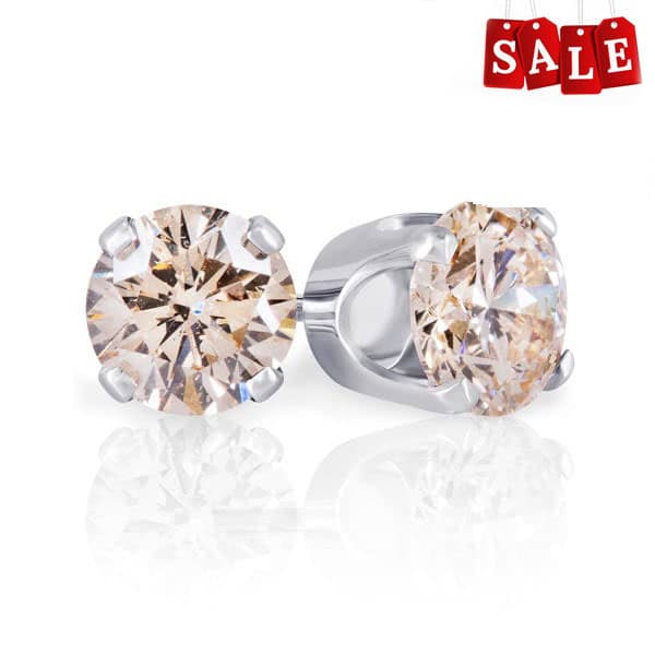 2 Carat Great Deal Diamond Stud Earrings