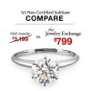 1ct. Non Certified Natural Diamond Solitaire
