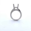 1 1/2 Carat Designer Semi Mount Ring in Platinum